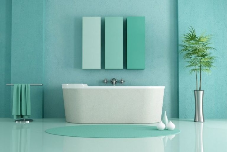 simple bathroom bath design